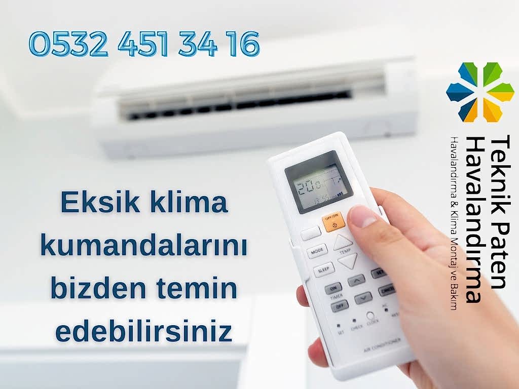 Eksik ve bozuk klima kumandası temini
